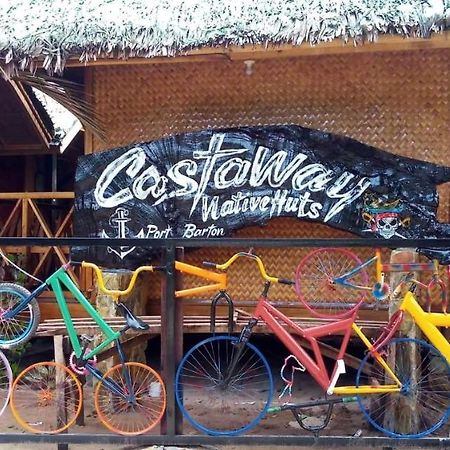 Castaway Native Huts Apartment San Vicente  Luaran gambar